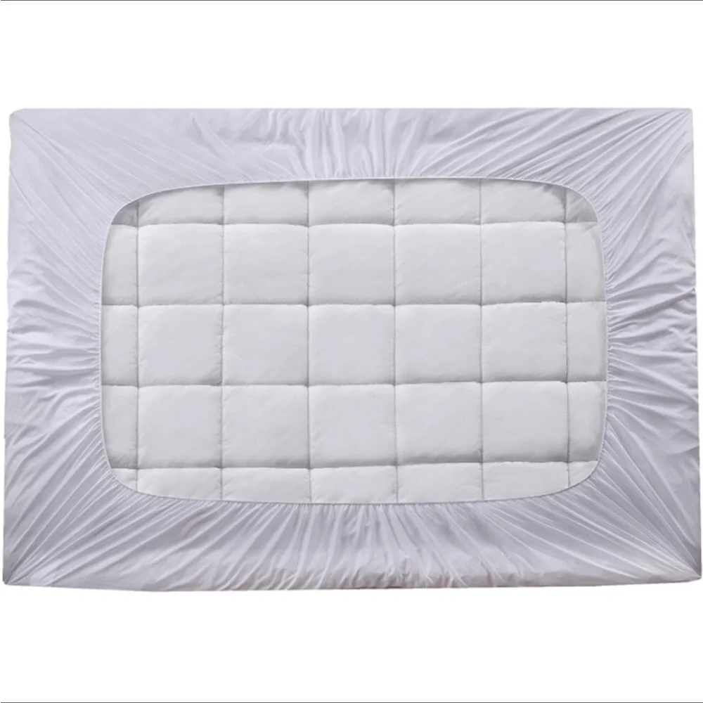 Bamboo Mattress Pad-Overfilled Extra Plush Topper